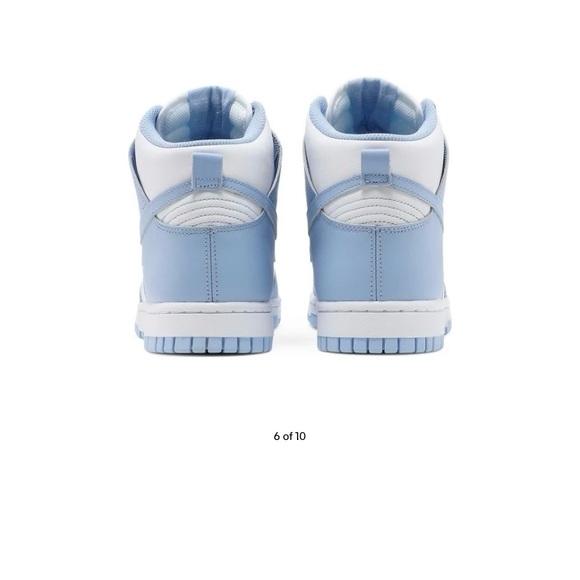 Women’s Nike Dunks High (Light Blue/ Aluminum) - Picture 7 of 8